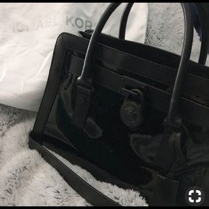 Michael Kors frame out patent leather